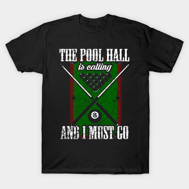 Pool Billard T-Shirt by Mila46